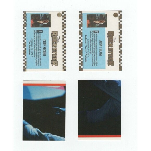 4 Vintage Topps The Rocketeer The Walt Disney Company Trading Cards Sticker 1066 - Picture 2 of 10